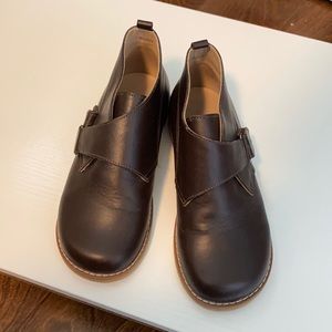 Boys dress shoes in dark brown